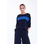 Sweatshirt "Aisha" black color
