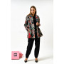 Short coat "Amelia" with floral print