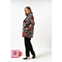 Short coat "Amelia" with floral print