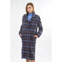 Coat "Christina" in trendy cage