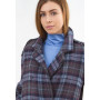 Coat "Christina" in trendy cage