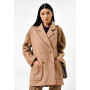 Short coat "Miranda" beige color