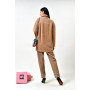 Short coat "Miranda" beige color